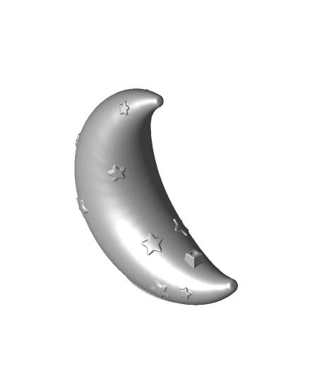 Moon Angel Lamp 3d model