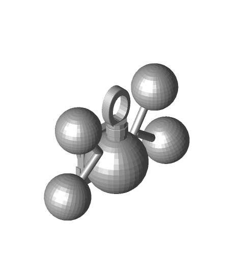 FHW: 2022 Modern Christmas Ornament k 3d model