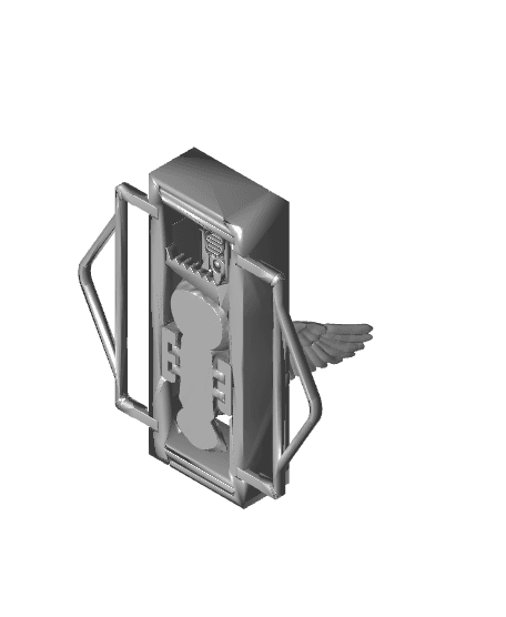 Flying Owl: Adjustable Book Nook 3d model