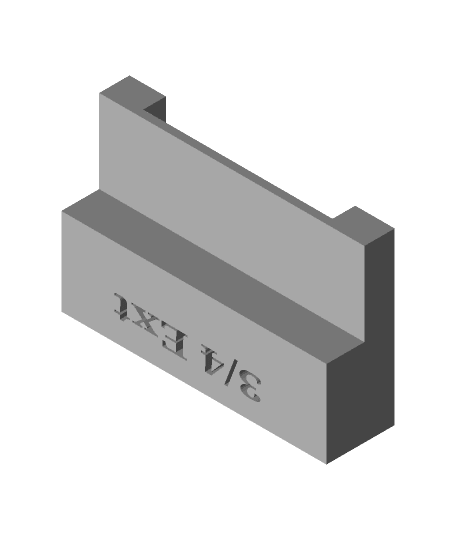 Drawer Slide v2 Alignment Jig - Improved Single Sided 3d model