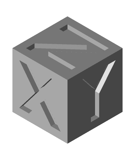 XYZ Cube 3d model