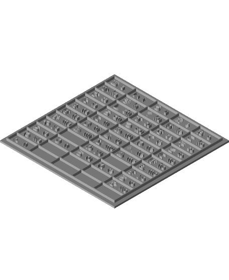 Hiragana Chart.stl 3d model