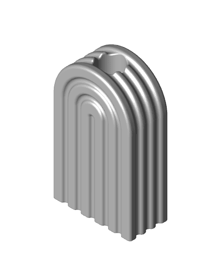 Art Deco Inspired Vase 3d model