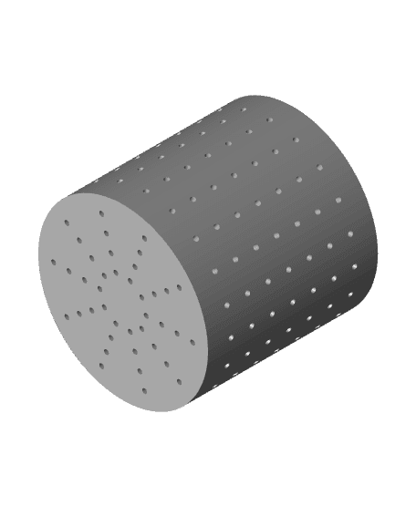 Silica gel container with temperature and humidity sensor 3d model