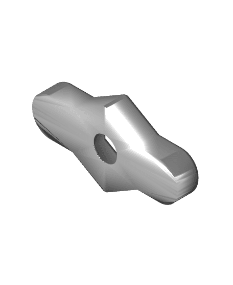 Butterfly or Wing Nut M6 3d model