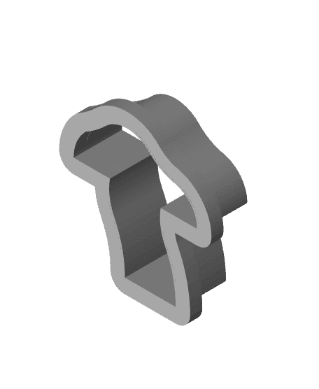 Wavy Mushroom Cookie Cutter.stl 3d model