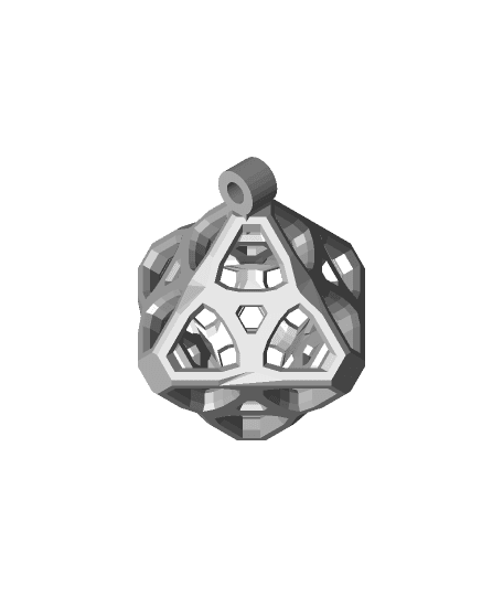 keychain 123 3d model