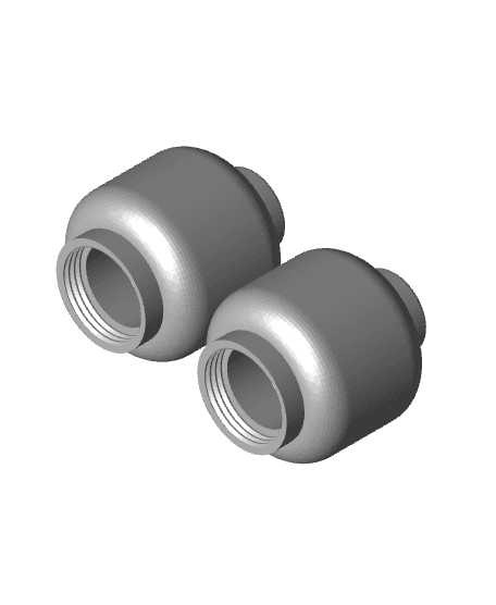 Lego Salt and pepper shakers 3d model