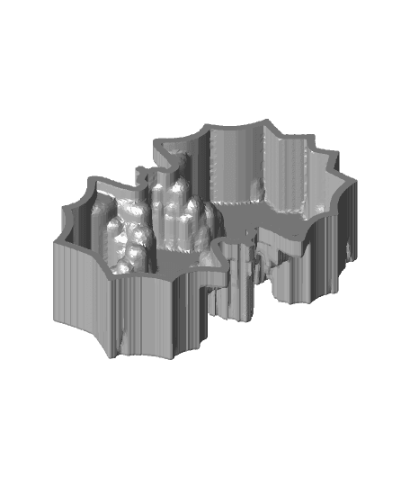 Abstract Organic Fractal Planter Pot.stl 3d model