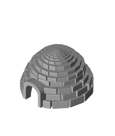 FHW: 20 Min Hamster Igloo for t2dp 3d model