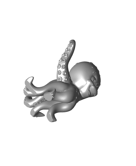 Happy Octopus 3d model