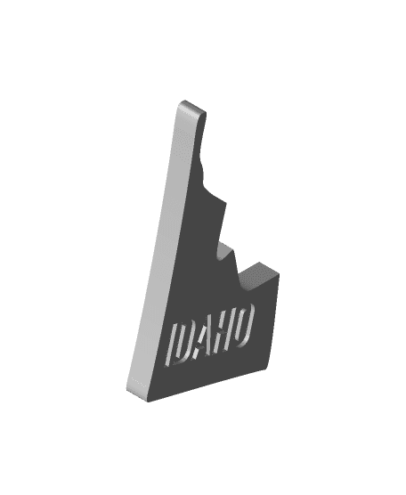 Merica Fridge Magnets - MMU version - Idaho 3d model