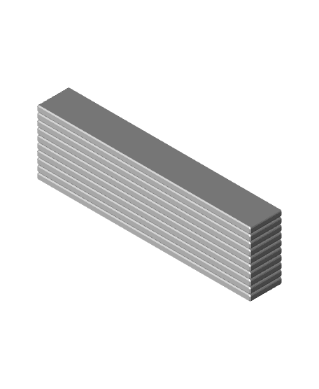1m Folding Ruler Print in Place Measuring Tool 3d model