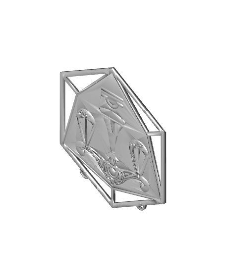 Libra Astrology Pendant 3d model