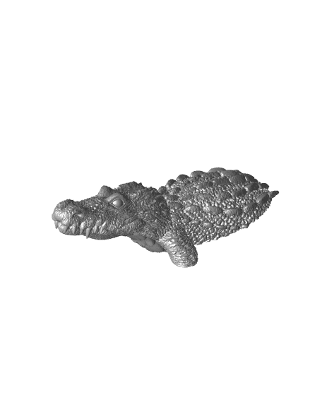 Submerged Gators | Alligator, crocodiler RPG Creature 3d model