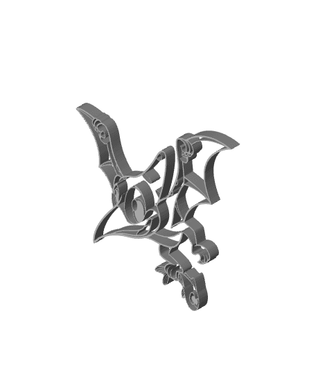 Pteranodon Wall Art Pteradactyl Wall Decor Dinosaur Art 3d model