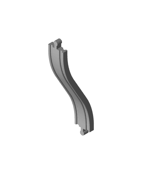 BRIO Style Train Track, Ramp, N1 3d model