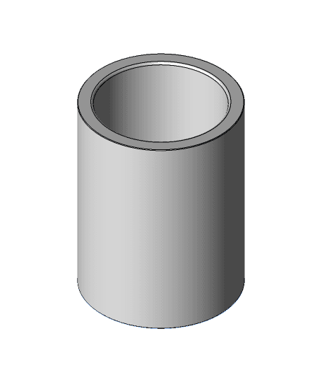 0.75 IN. x 0.75 IN., SLIP x SLIP, SCH 40, PVC COUPLER 3d model