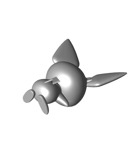 Pokemon Pichu #172 - Optimized for 3D Printing 3d model