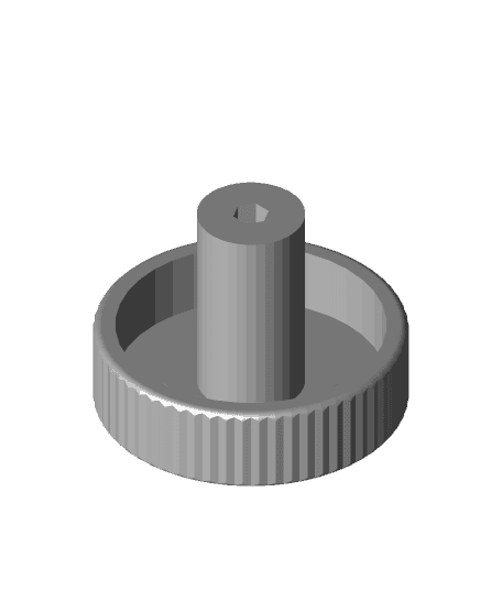 LX-810 platen knob 3d model