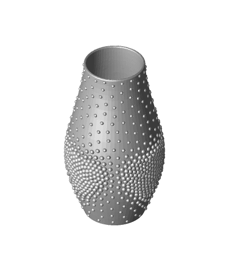 Pixel Heart Vase 3d model