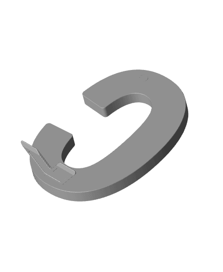 3D Letter C - by TeeTi3D 3d model