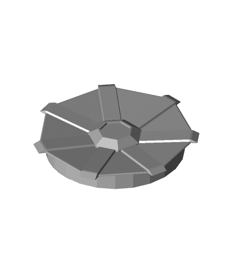 Cybertruck Wheel Storage Box 3d model