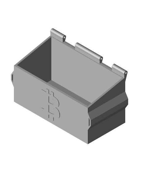 Bitcoin Dumpster 3d model