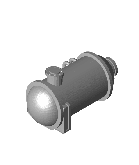 FHW:Terrain Silos horizontal tank B small (BoD) 3d model