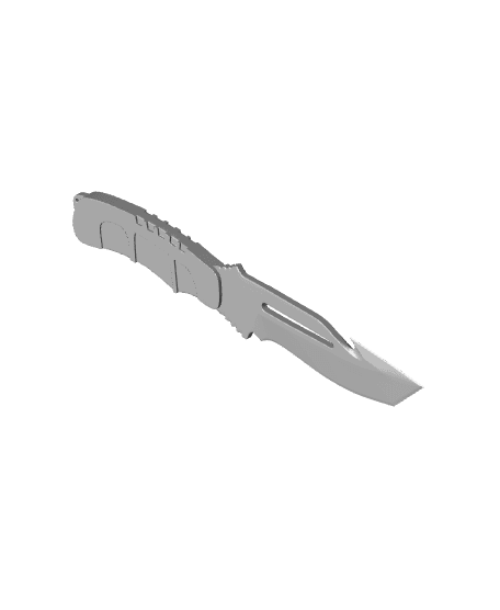 Survival knife CSGO 3d model