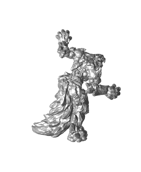 Hell Wolf - Lava - PRESUPPORTED - Hell Hath No Fury - 32mm Scale  3d model