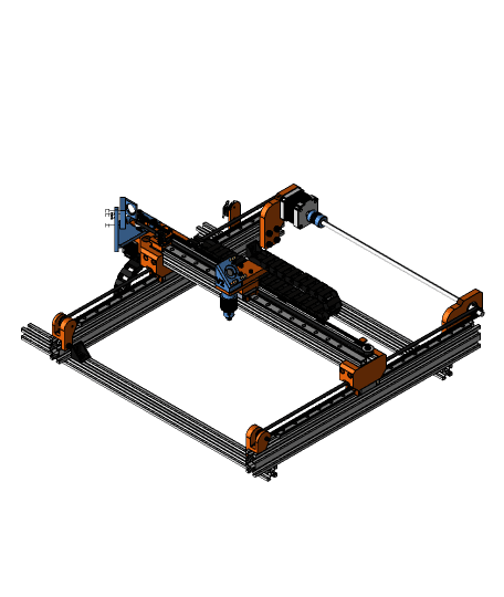 K40 Gantry 3d model