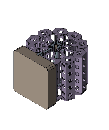 rotary garden v2 3d model