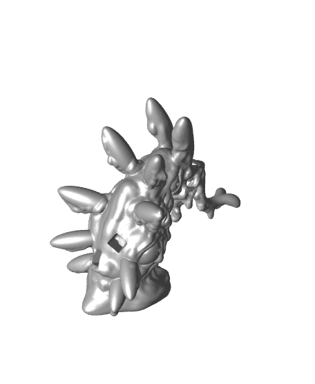 Slime Displacer - The Gelatinous Queen - PRESUPPORTED - Illustrated and Stats - 32mm scale			 3d model