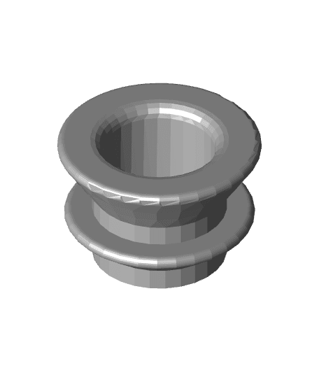 Easy print firewall grommet 3d model