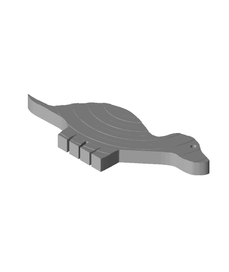 Pencil Dinosaur 3d model