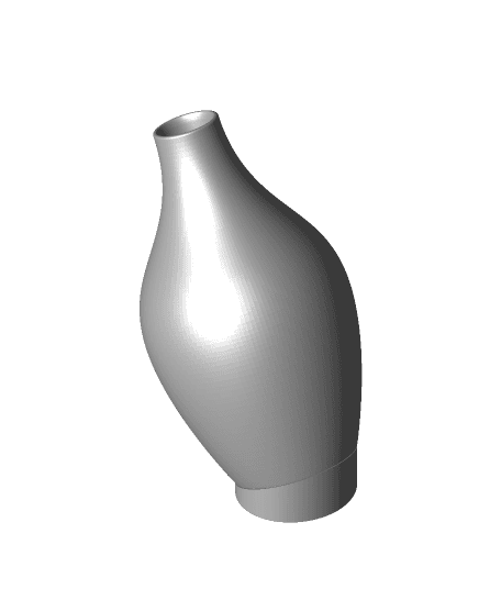 Tilt Vase 3d model