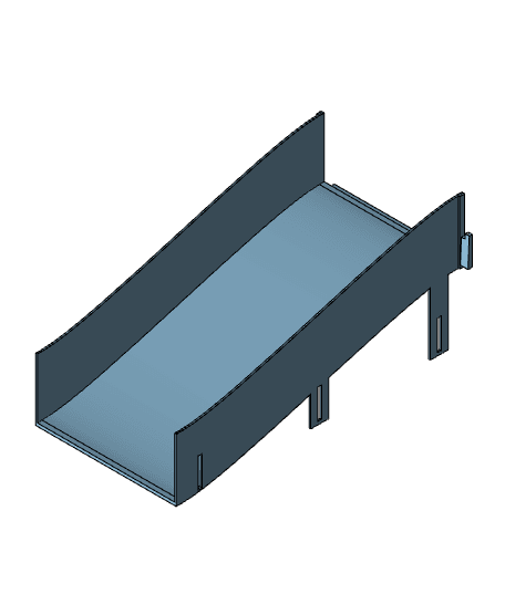 Modular Track pack 2 - Middle Ramp Set 3d model