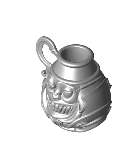 Pot of Greed with Hollow Inside 3d model