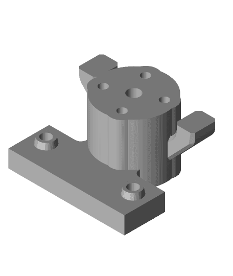 HMG7.4 Phaetus BMO 4 Screw Mount.stl 3d model