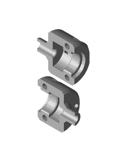 HMG7 Anycubic Vyper - E3DV6 Collar Stock Mount A.stl 3d model