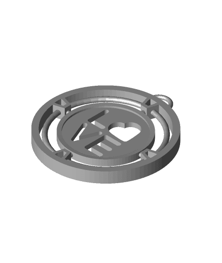 LOVE PENDANT 3d model