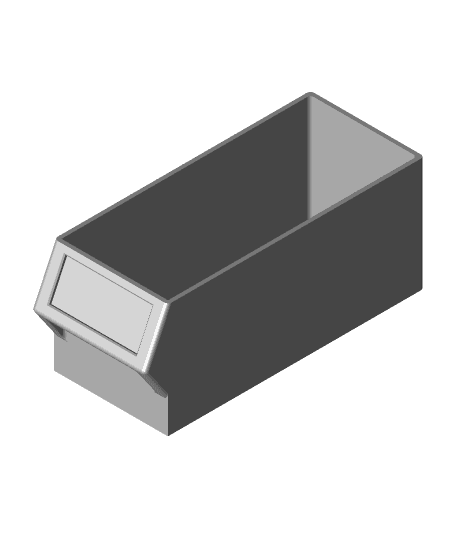 Hardware Organizer drawer with slope 3d model