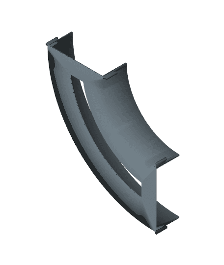 1 lane 115mm IR 90 Corner.3mf 3d model