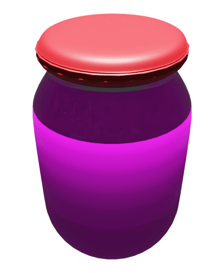 Ladu glass jar 3d model