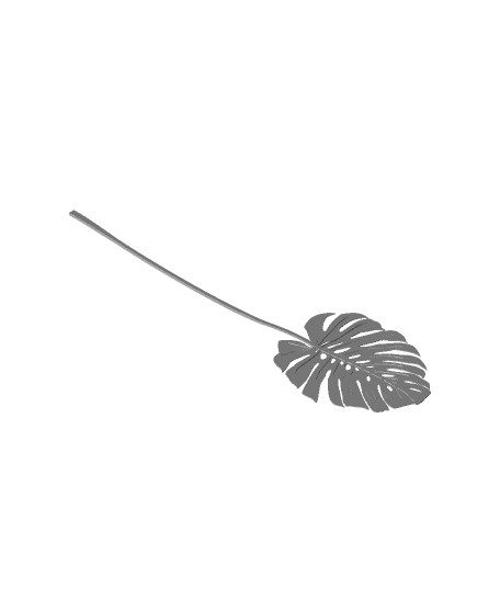 Mini Monstera & Planter 3d model