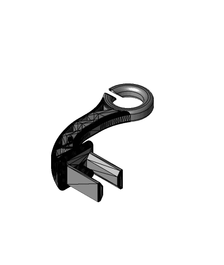 Ender 3 Filament Guide for rear + wall + overhead spools 3d model