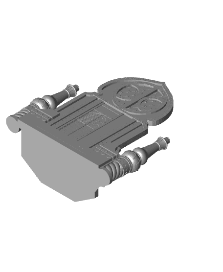 Gasworks Door Scatter Terrain (Supportless) 3d model