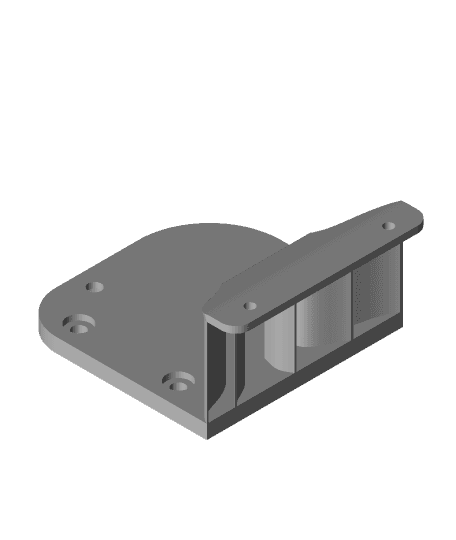 Radial Fan Holder for heatsinks 3d model