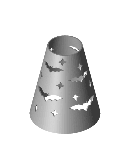 Halloween Witch Tealight Lantern 3d model